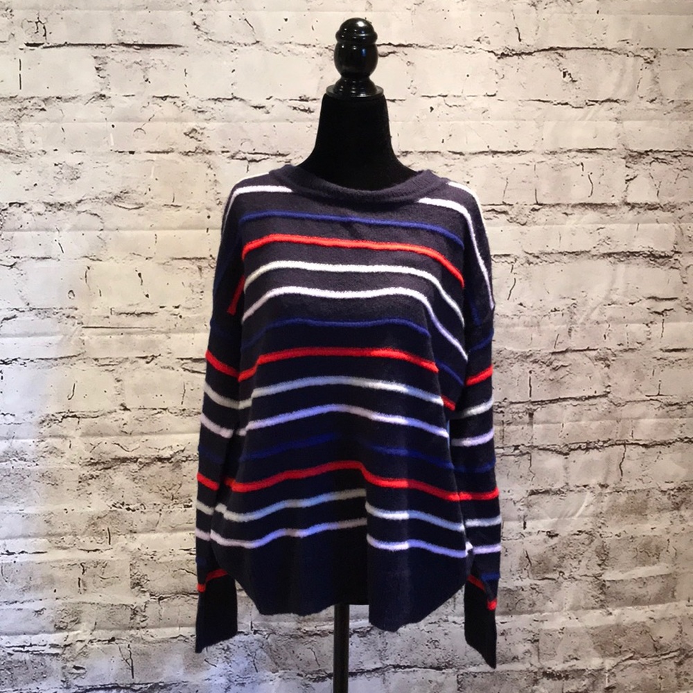 Court & Rowe striped loose knit sweater S